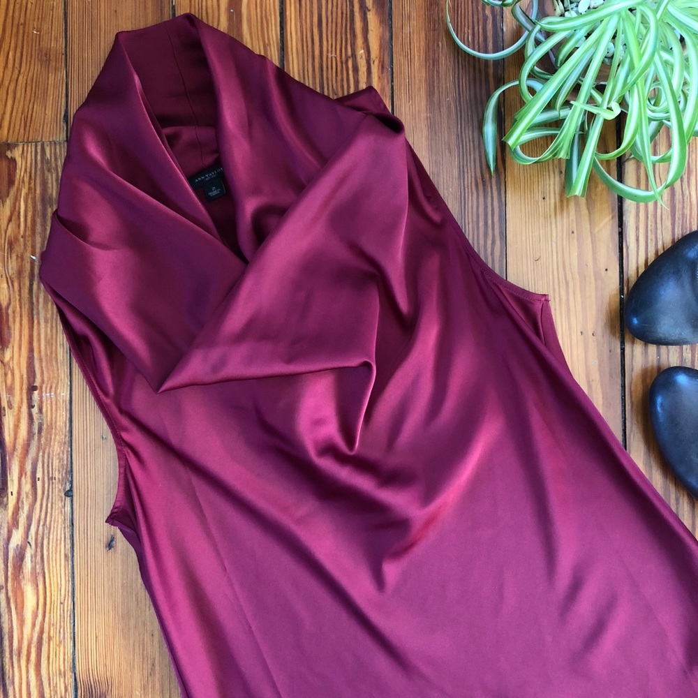 Luxe Ann Taylor cowl neck top